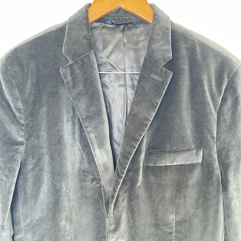 Banana Republic Mens Cotton Velvet Sport Coat Size 42R Brown 2 Button Notch READ